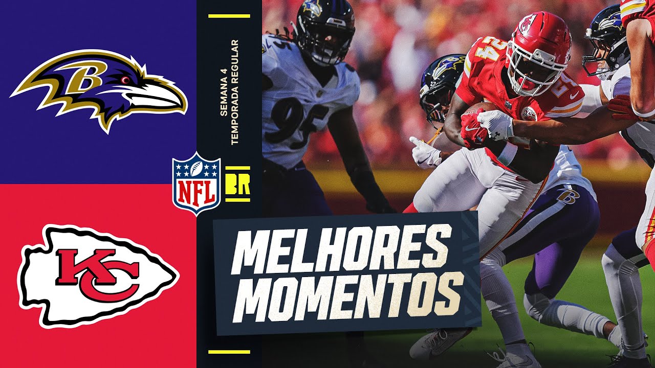SEMANA 4 | Baltimore Ravens vs Kansas City Chiefs | Melhores Momentos | NFL 2025