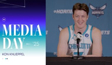 MEDIA DAY 2025 - Kon Knueppel Media Availability