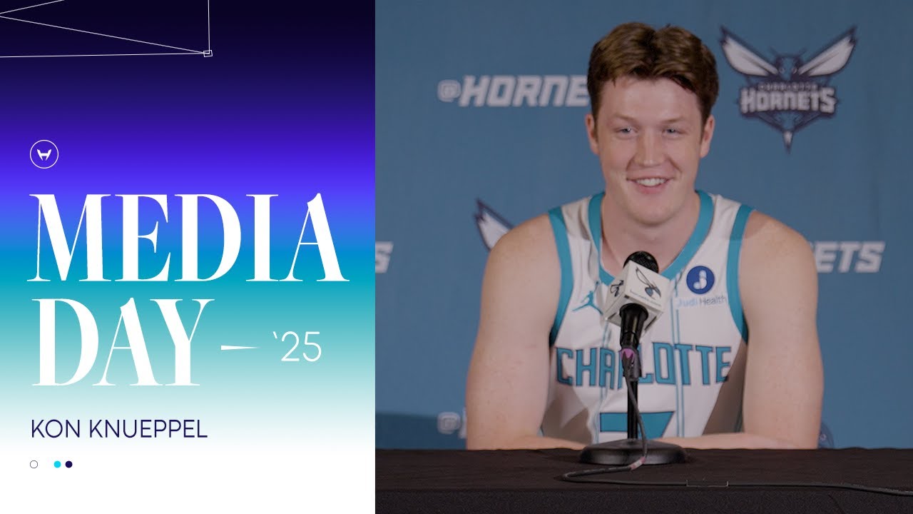 MEDIA DAY 2025 - Kon Knueppel Media Availability