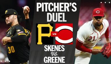 PAIR OF ACES! 🥇 Paul Skenes and Hunter Greene go head-to-head in an electric pitcher's duel! ⚡️