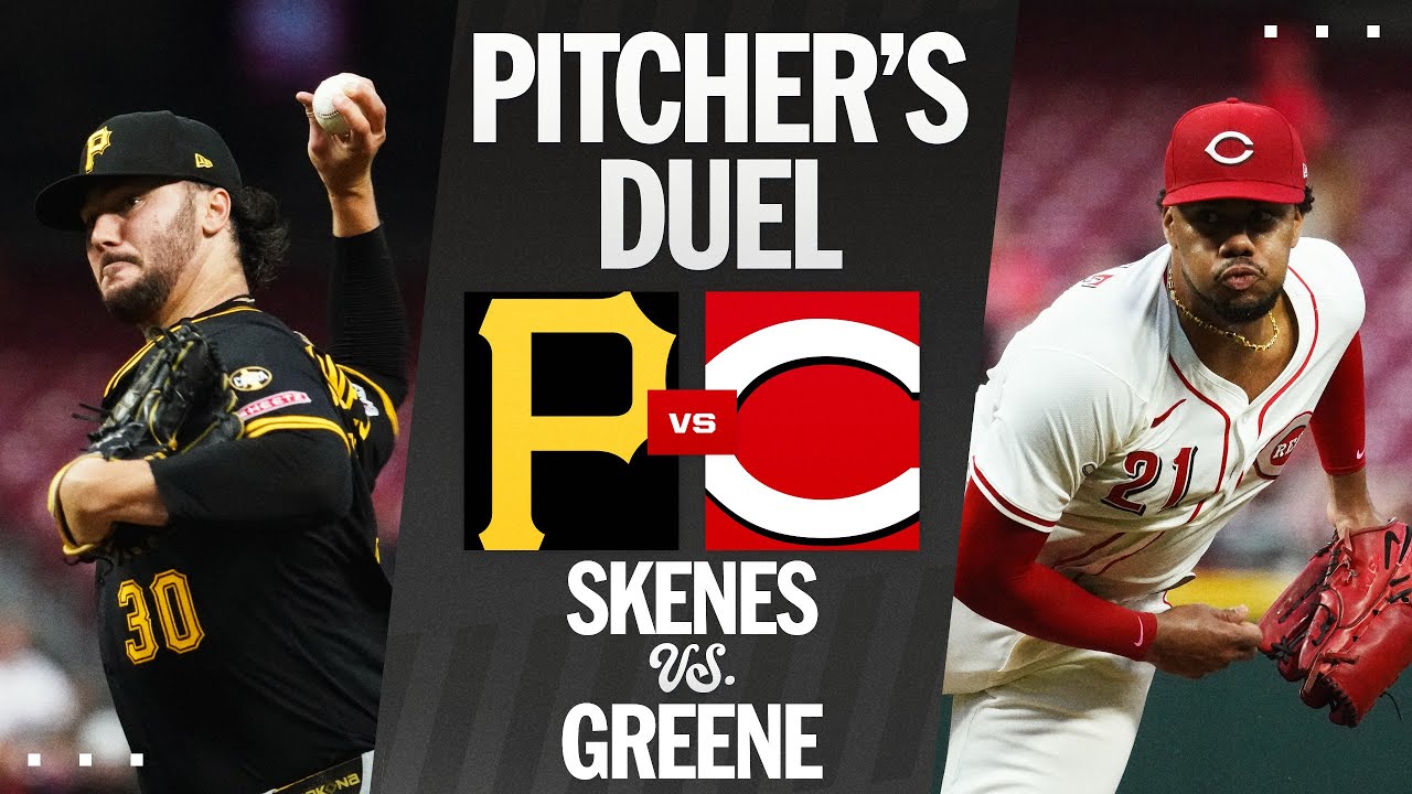 PAIR OF ACES! 🥇 Paul Skenes and Hunter Greene go head-to-head in an electric pitcher's duel! ⚡️