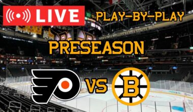 LIVE: Philadelphia Flyers VS Boston Bruins PRESEASON Commentary/Scoreboard!! #nhlbruins
