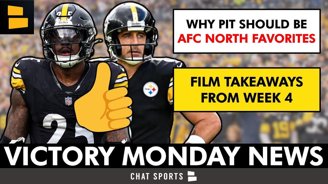 Steelers News: Why Pittsburgh Should Be AFC North FAVORITES After 3-1 Start + Week 4 Film Takeaways