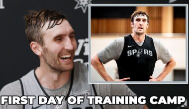 Luke Kornet on His First Day of Spurs Training Camp