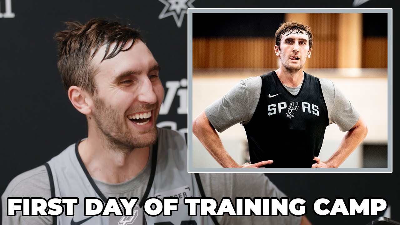 Luke Kornet on His First Day of Spurs Training Camp
