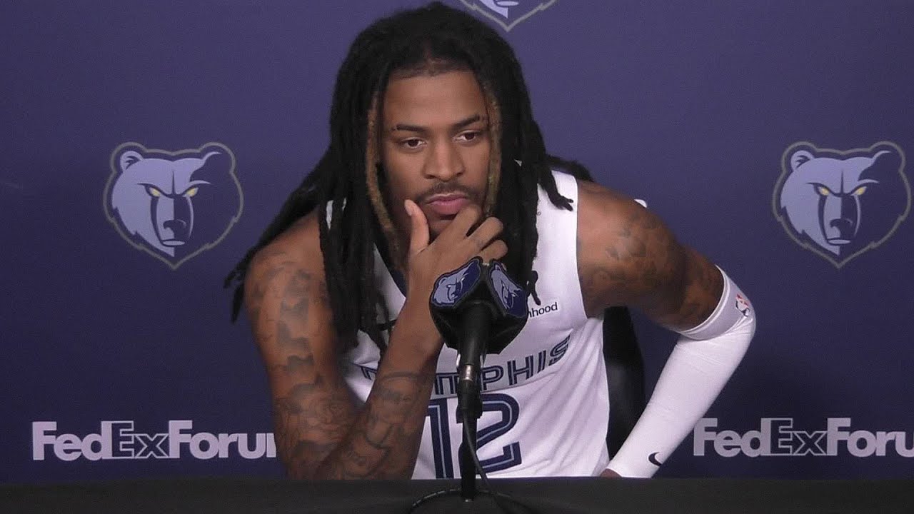"...Being The Best Ja On And Off The Court" - Ja Morant Talks Year 7 Mindset & More at Media Day