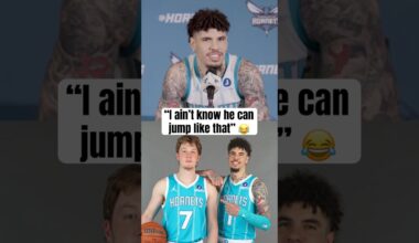Knueppel dunking had LaMelo surprised 😅
