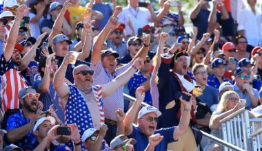 Rory McIlroy’s Wife Got Hit With a Beer Can at the Ryder Cup