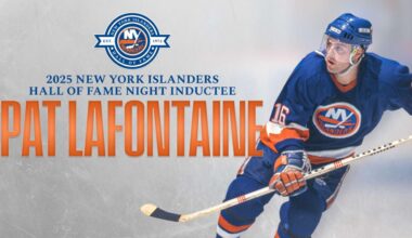 Islanders to Induct Pat LaFontaine into Hall of Fame