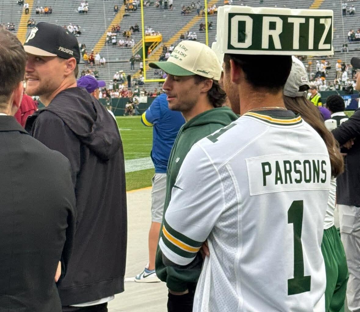 Turang, Frelick and Ortiz are at the Packers game tonight