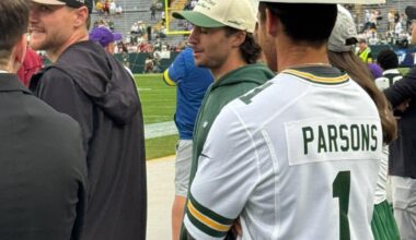 Turang, Frelick and Ortiz are at the Packers game tonight