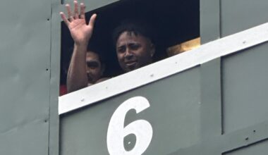 Ozzie Albies Visits The Scoreboard