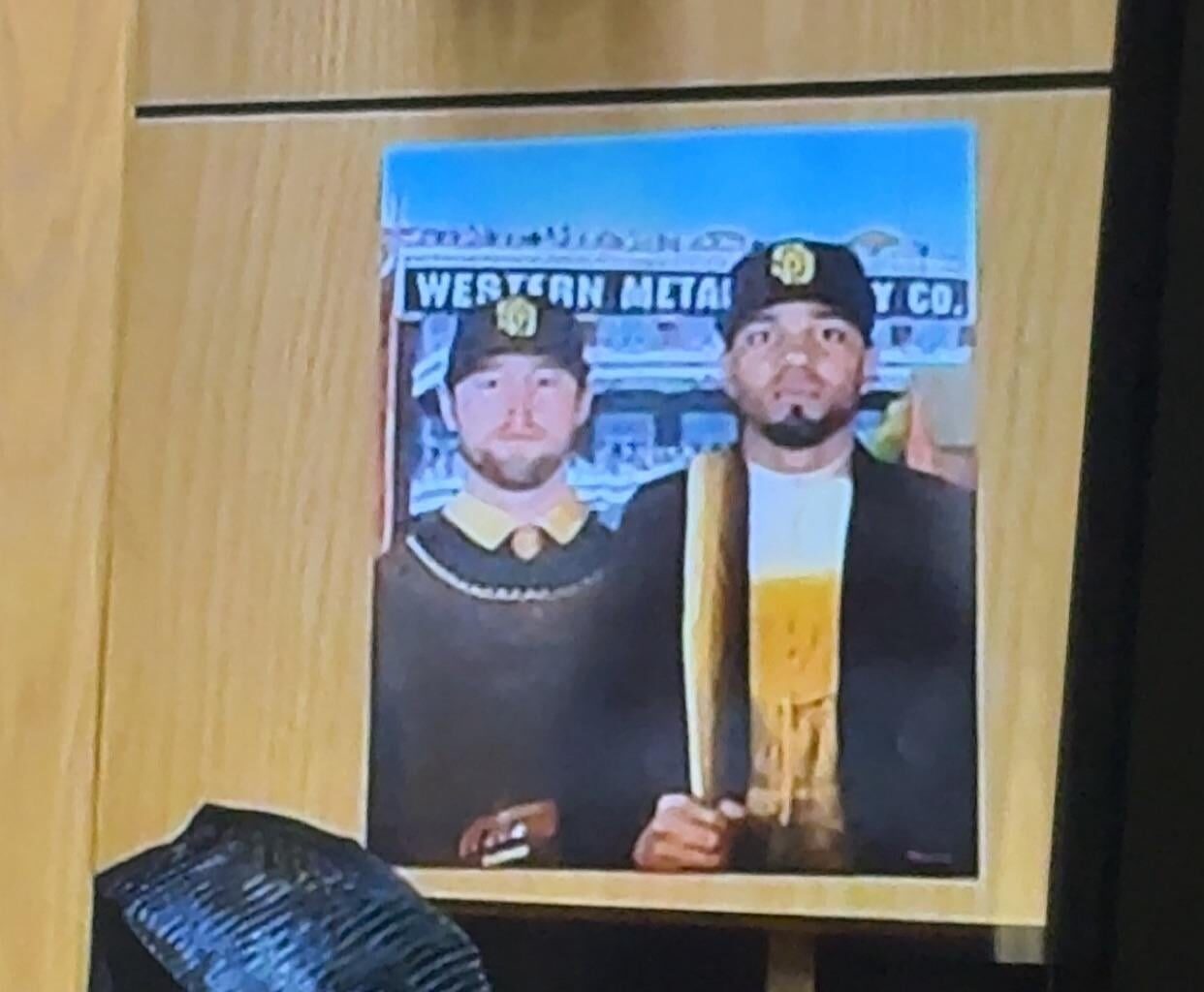 Cronenworth’s locker interview?