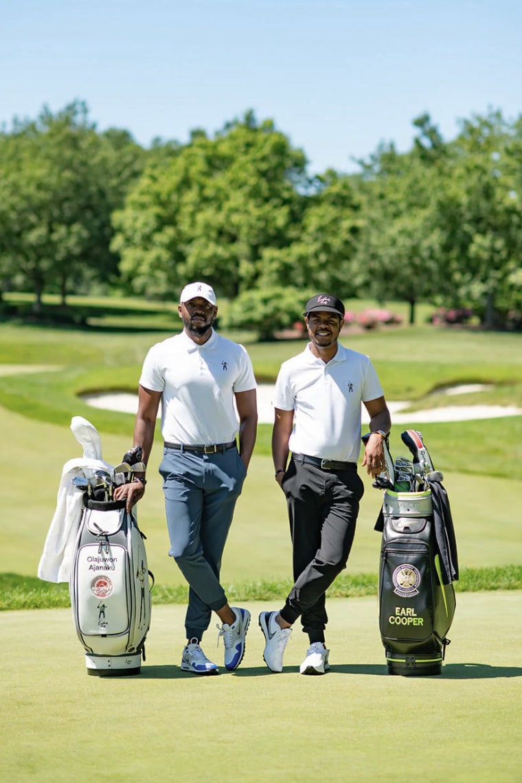 Eastside Golf co-founders Olajuwon Ajanaku and Earl Cooper.
