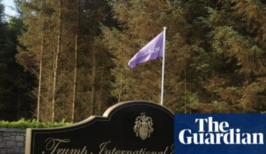 Trump golf course in Scotland accused of breaching sewage limits | Environment