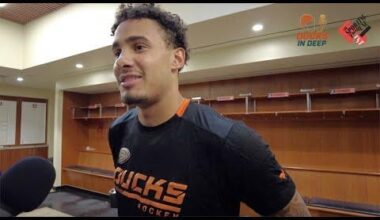 Tyson Hinds on making a case for the Ducks roster, plus Nesterenko, Coach Q postgame reaction from 3-2 win over Sharks