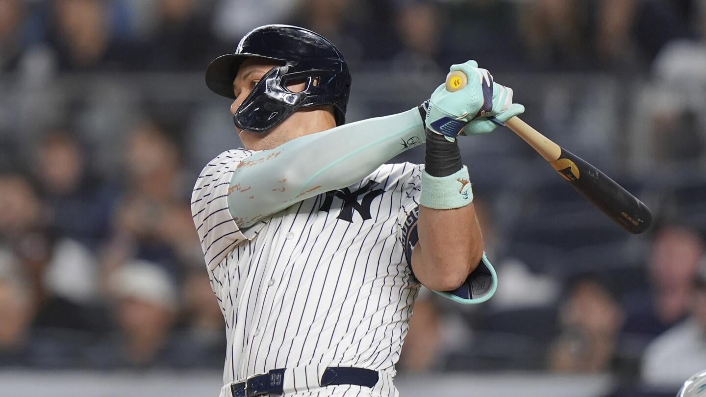 Aaron Judge hits 359th career homer, passing Hall of Famer Yogi Berra for 5th in Yankees history