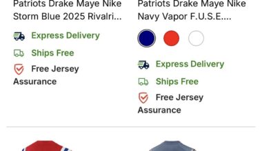 I’m stuck between the throwback red & the navy blue home. Opinions?