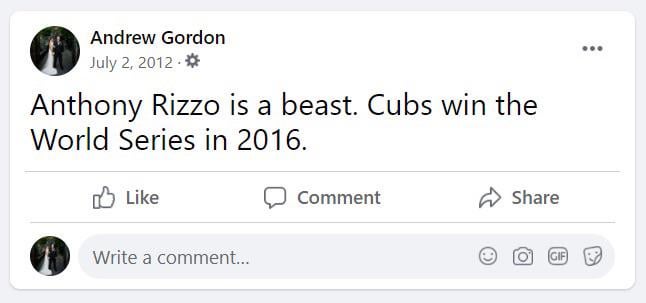 Favorite Cub of All Time