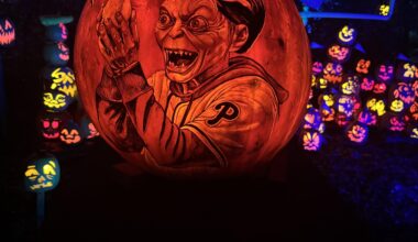 Philly Karen carved into a pumpkin at the Minnesota Zoo