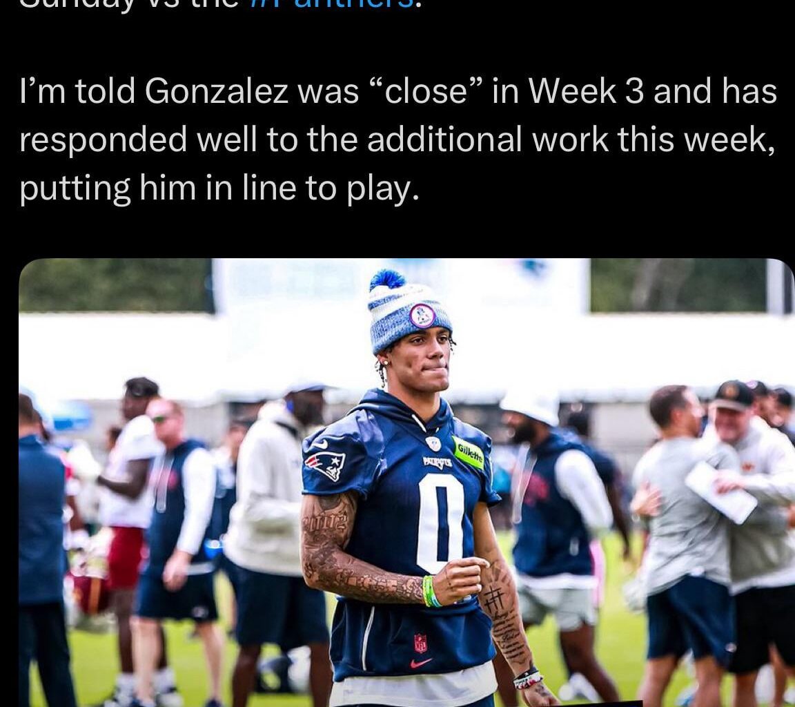 Schultz: Gonzo is likely to make debut this weekend! Was close to playing last week as well.