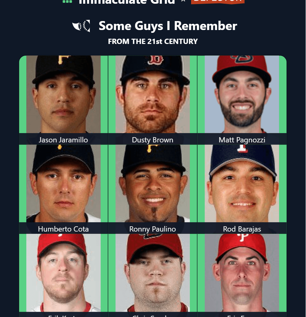 Prepare for some flashbacks as I remember some guys. Pirates Catchers.