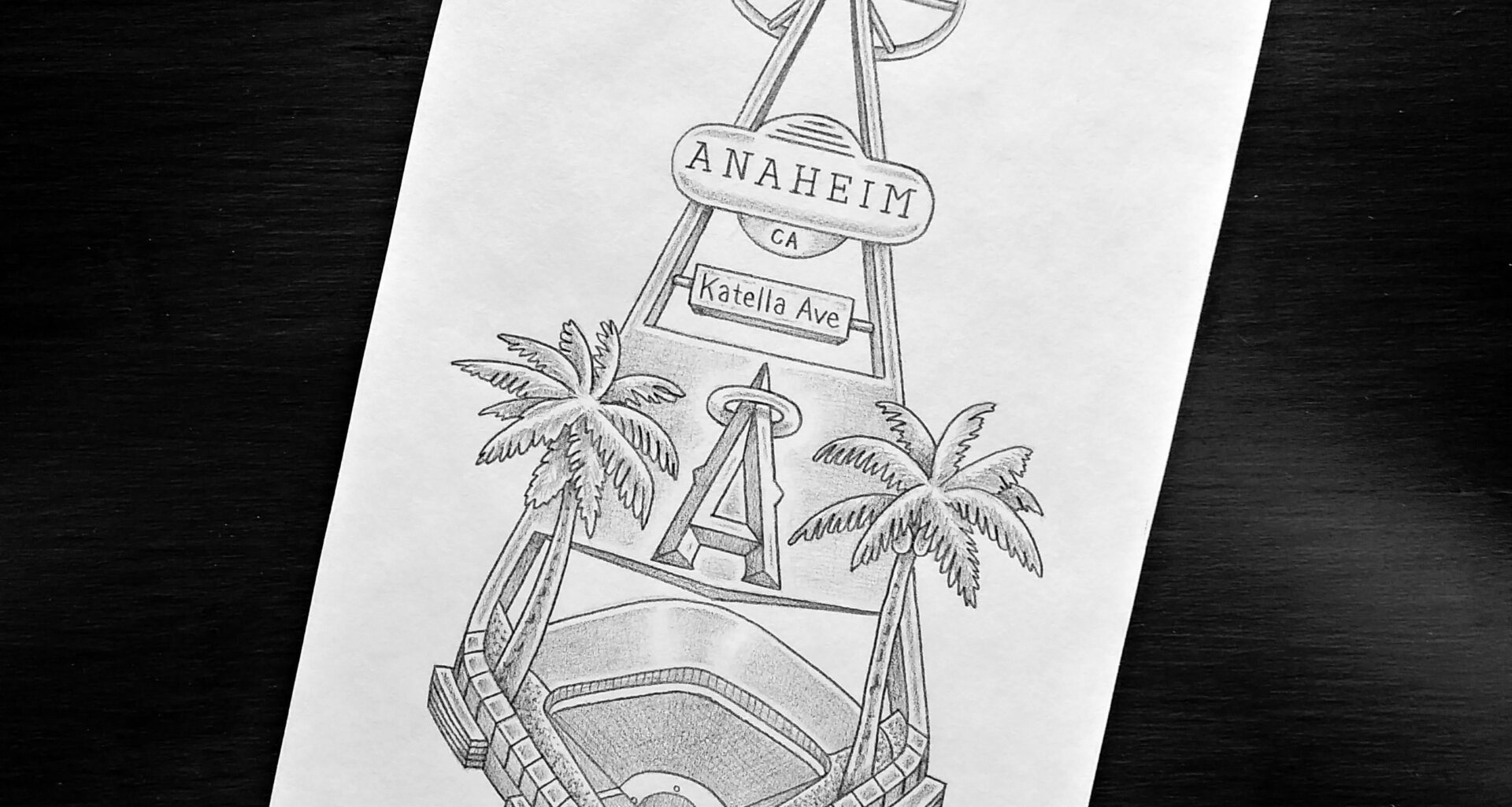 The Big A tattoo design I made