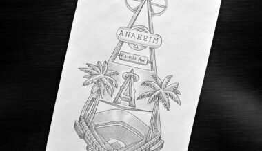 The Big A tattoo design I made