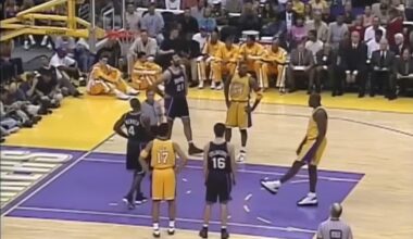 Shaquille O'Neal misses the loudest bricked free throw you've ever heard