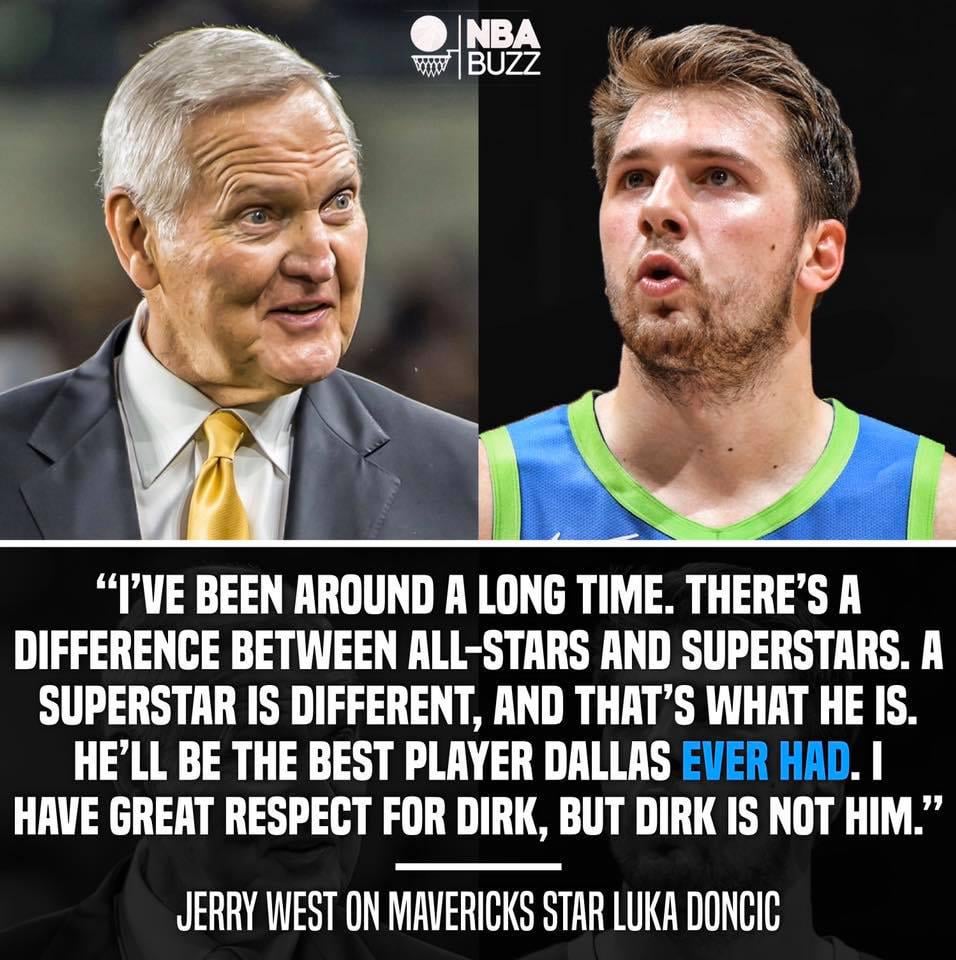 Jerry West on Luka