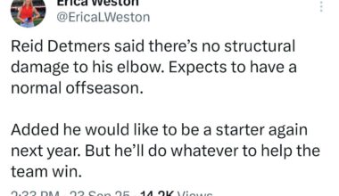 Good news for Reid Detmers and his elbow