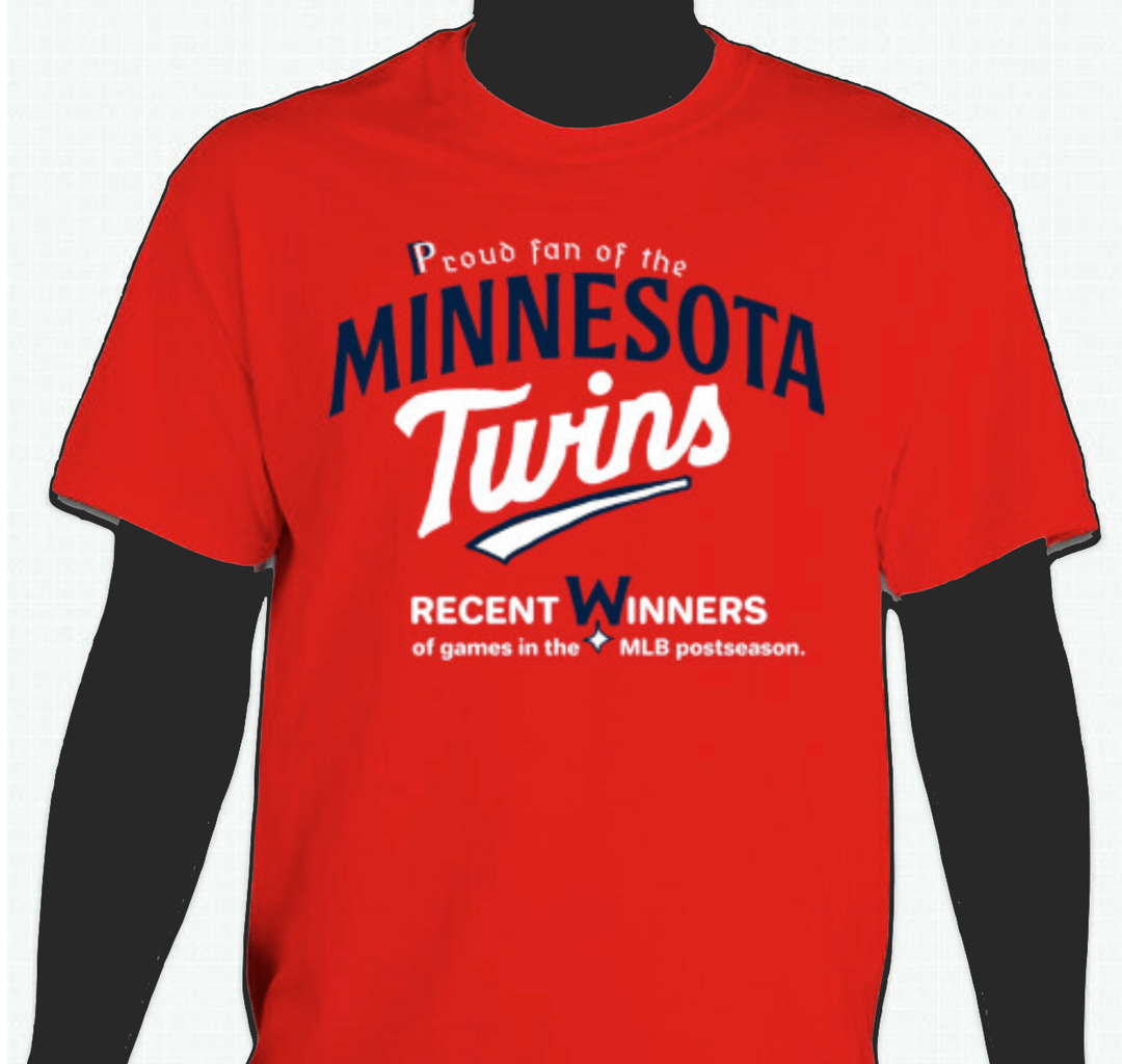 Unfortunately, my custom Twins shirt design has aged far better than I had hoped it would