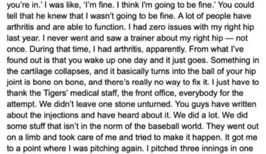 [Petzold] Alex Cobb: "I feel like I owe fans and everybody an explanation."