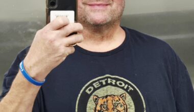 I dug this out of the closet to wear to work last night at 6 p.m.