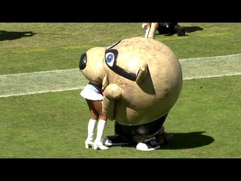 On this day 15 years ago, the inflatable T-Rac mascot took the internet by storm when he ate a cheerleader.