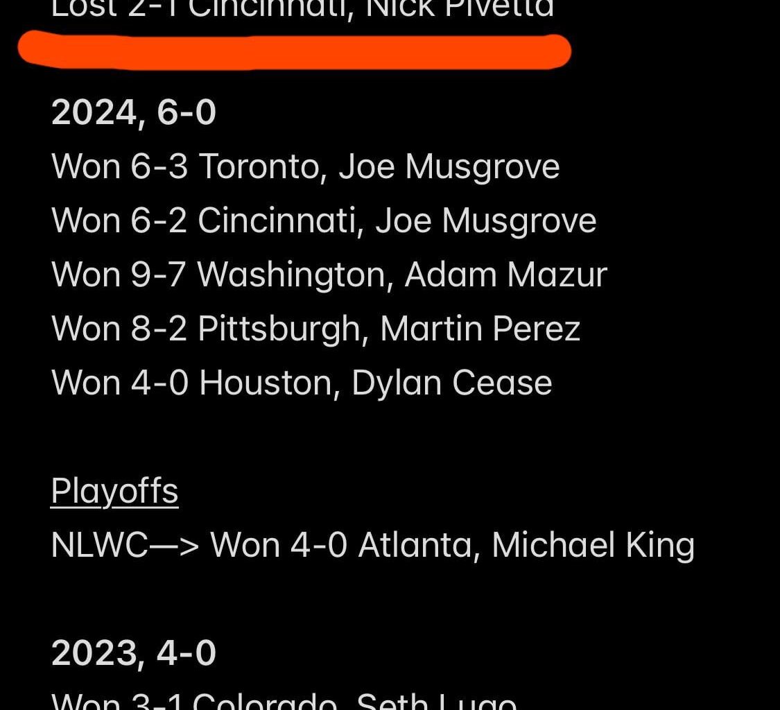 14 Game Attended Win Streak Snapped