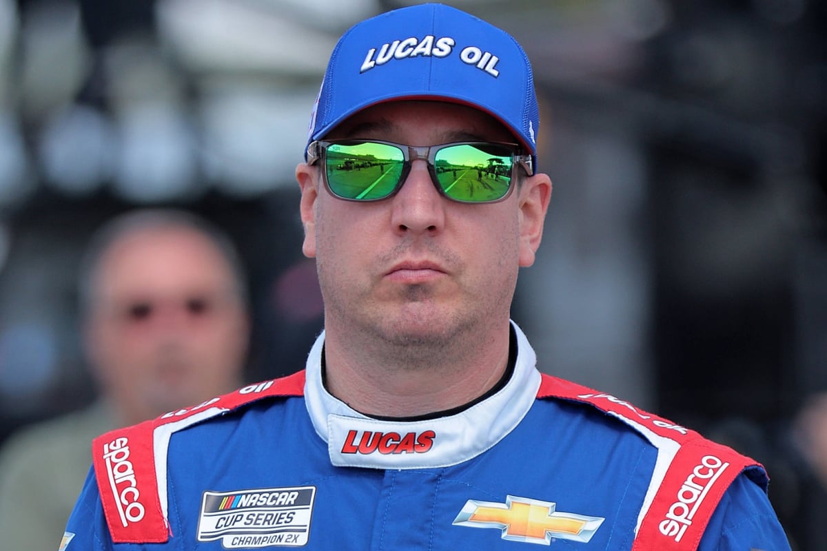 A generic image of NASCAR driver Kyle Busch
