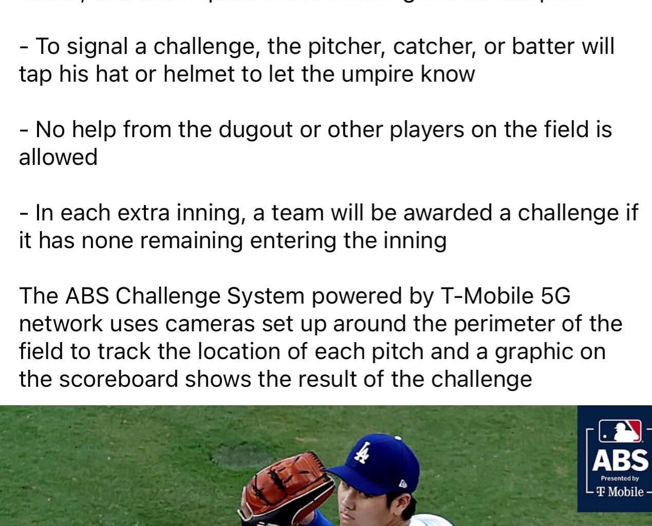 MLB announces ABS challenge system to be used in the 2026 season