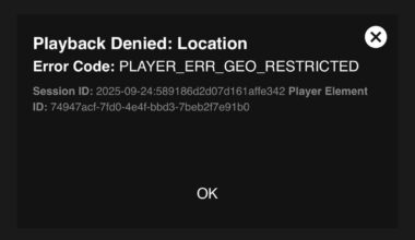 Georestricted in Tampa