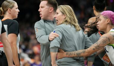 Cheryl Reeve ejected, Napheesa Collier hurt as Lynx on verge of elimination