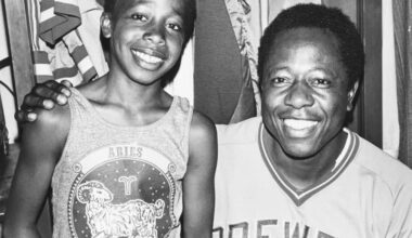 Hank Aaron and MC Hammer