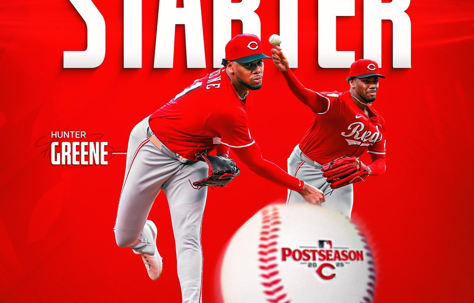 Hunter Greene is officially starting Game 1 of the Wild Card Series