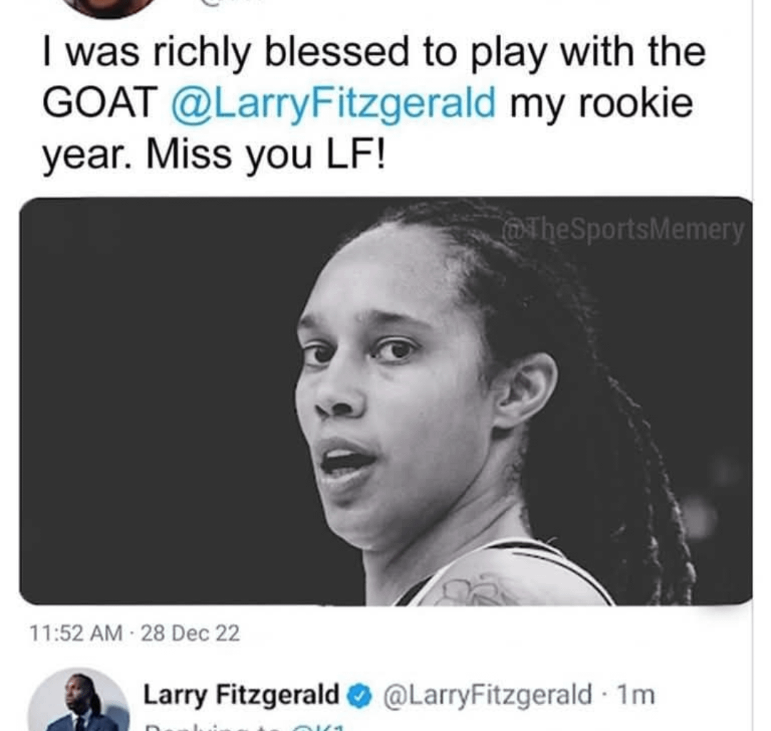 Never forget the disrespect Larry Fitz tha GOAT