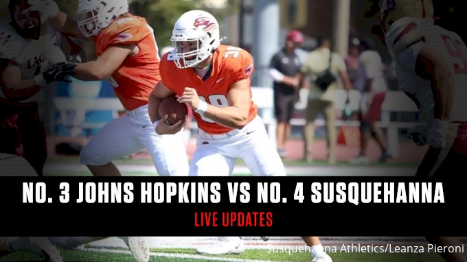 No. 3 Johns Hopkins vs No.4 Susquehanna: Live Stream, Score, Updates