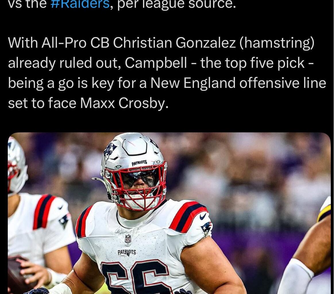 [Schultz] Campbell is on track to play tomorrow