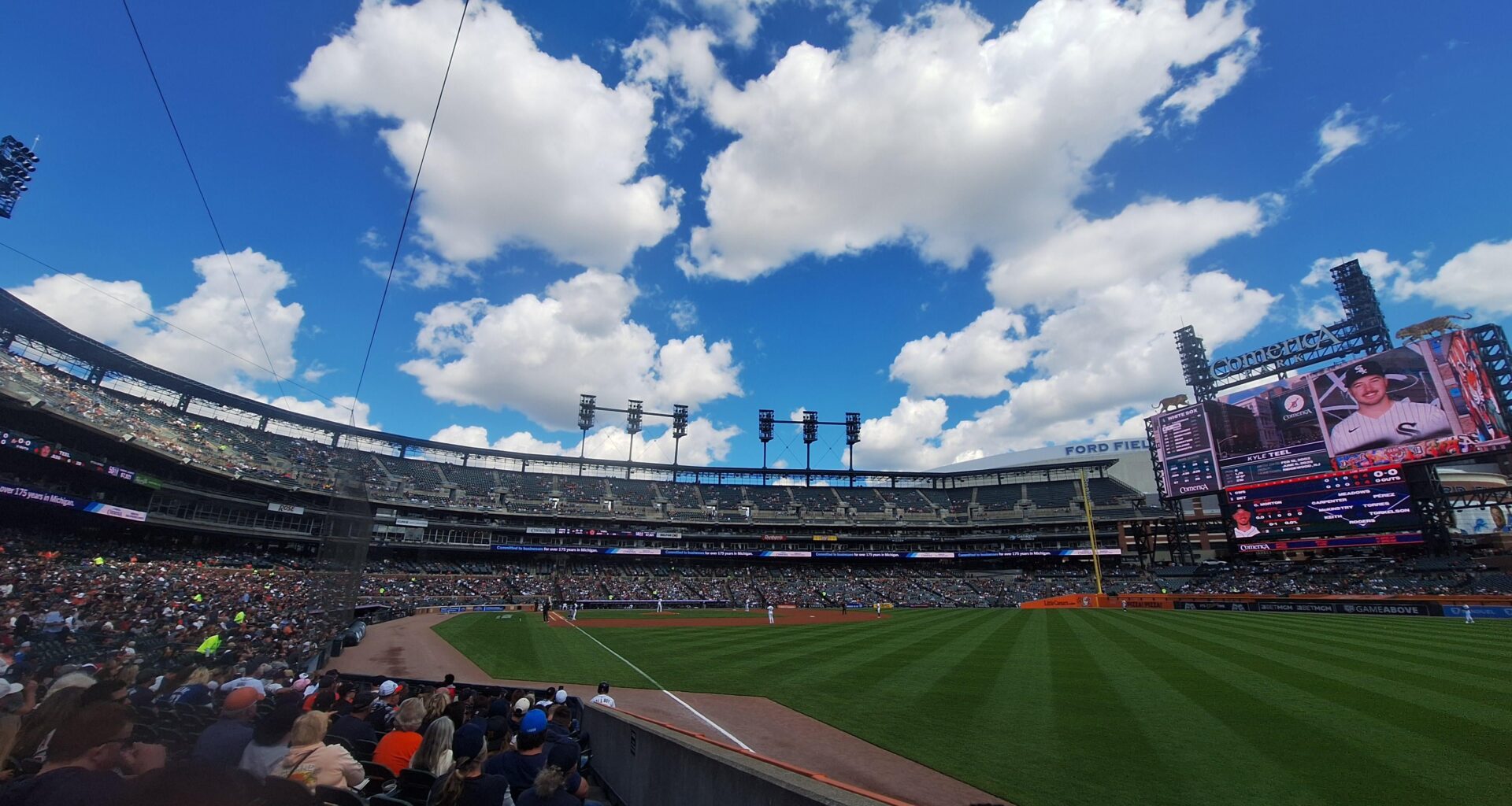 Great seat! Bad game!