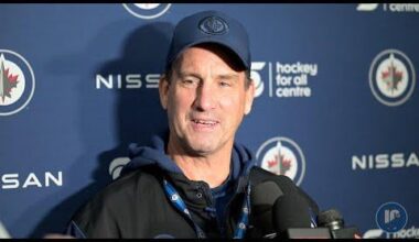 Jets head coach Scott Arniel media availability on day 1 of training camp