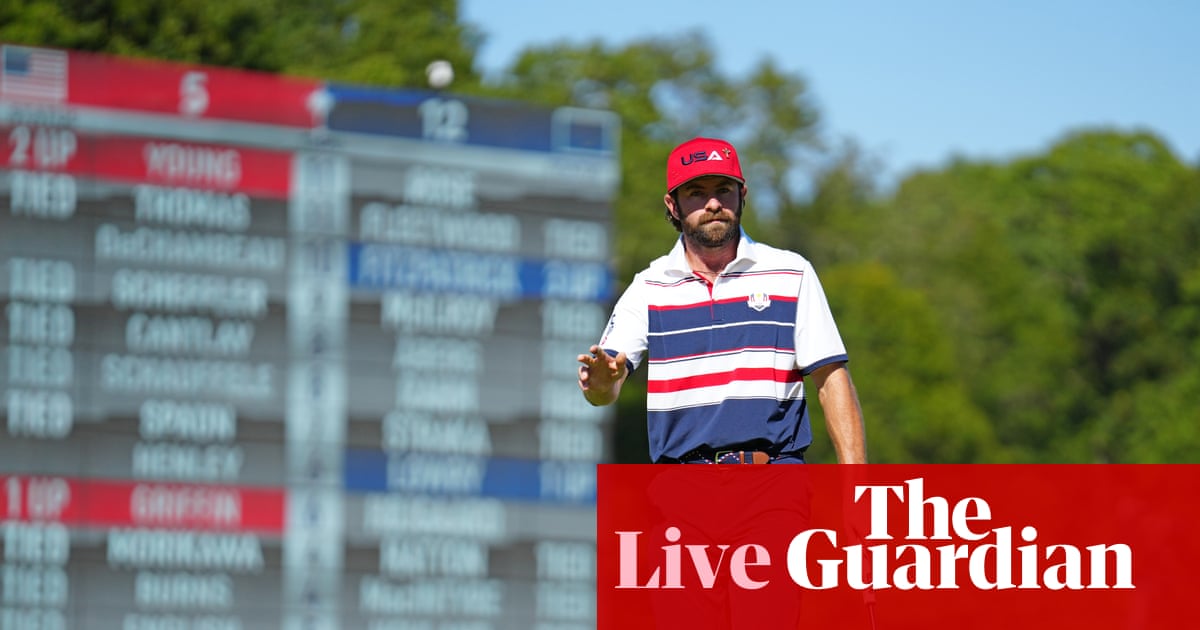 Ryder Cup 2025: USA 5-12 Europe as hosts rally in singles finale – live | Ryder Cup 2025