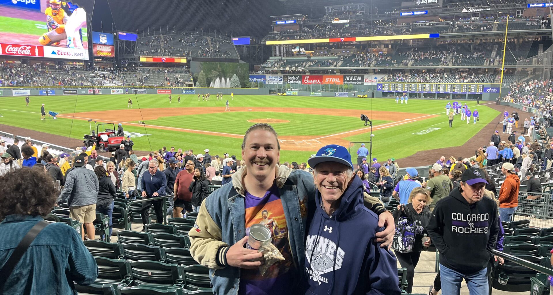 i went to the 'kies game with my dad and we ate peanuts and they won! rare shutout and save