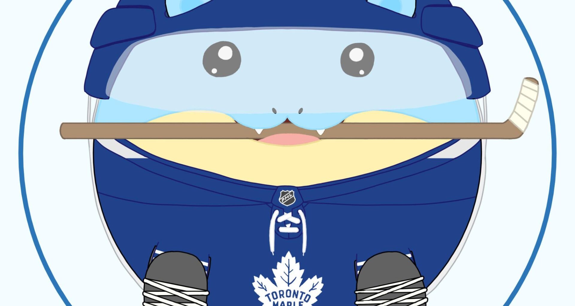 I drew the pokemon Spheal in Leafs gear